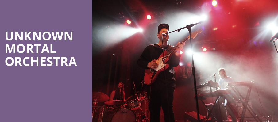 Unknown Mortal Orchestra, The Civic Theatre, New Orleans