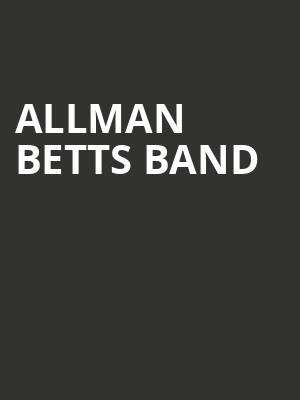 Allman Betts Band, The Fillmore, New Orleans