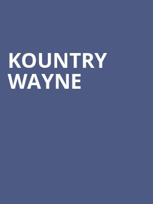 Kountry Wayne, Orpheum Theater, New Orleans