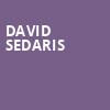 David Sedaris, Orpheum Theater, New Orleans